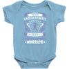 Never Underestimate The Strength Of A Hodgkins Cancer Warrior Baby Bodysuit