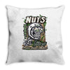 nuts about bikes Throw Pillow