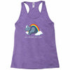 real unicorns have curves Racerback Tank