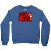 funny techno viking 3, ideal birthday present or gift Crewneck Sweatshirt