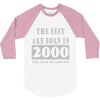 legends are born in 2000 hoodie 6 3/4 Sleeve Shirt