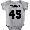 Trump 45 jersey number Baby Bodysuit