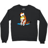 calvin hobbes Crewneck Sweatshirt
