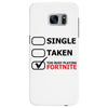too busy playing fortnite (black) Samsung Galaxy S7 Edge