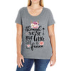 Tough She Be But Little She Is Fierce Ladies Curvy T-Shirt