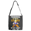 Training To Beat Goku Adjustable Strap Totes
