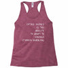 intelligence is the ability to adapt to change Racerback Tank