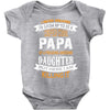 Super Cool Papa Of A Freaking Awesome Daughter Baby Onesie