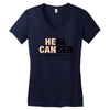 Heal Cancer Women's V-Neck T-Shirt
