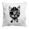 piratecat Throw Pillow