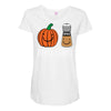 pumpkin spice Maternity Scoop Neck T-shirt