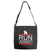 run away rabbit Adjustable Strap Totes