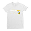Mom to Bee Baby Boy Ladies Fitted T-Shirt