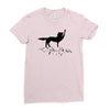 the coolest wolf moment ever Ladies Fitted T-Shirt