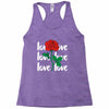 Love Rose Racerback Tank