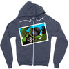 photo bomb squad Zipper Hoodie