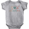 goatee beard mustache Baby Bodysuit