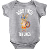 good times tan lines Baby Bodysuit