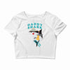 Daddy Shark -Shark Do Do Do Crop Top