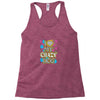 love my crazy dog Racerback Tank