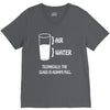 technically the glass is always full V-Neck Tee