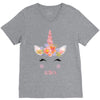 birthday unicorn family series sister V-Neck Tee