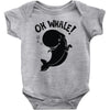 oh whale! Baby Onesie