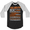 Aquarians Difficult Ones To Understand Zodiac Tees 3/4 Sleeve Shirt