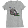 moosing block Ladies Fitted T-Shirt