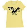 nice ass Ladies Fitted T-Shirt