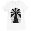 lightdarkwave Ladies Fitted T-Shirt
