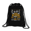 Born Gemini  Multitasking Problem Solving Tees Drawstring Bags