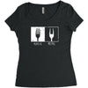 metal fork Women's Triblend Scoop T-shirt
