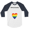 Worth The Wait Rainbow 3/4 Sleeve Shirt