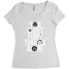 Fight Alone Avengers Women's Triblend Scoop T-shirt