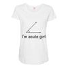 im acute girl Maternity Scoop Neck T-shirt