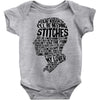 MENDES_ARMY 3 Baby Onesie