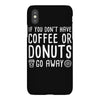 coffee or donuts iPhoneX