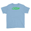 black funny glow in dark glowing Youth Tee