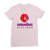 stylish retro hawaiian airlines Ladies Fitted T-Shirt