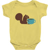 coffe squirrel Baby Bodysuit