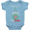 dreaming of a white christmas Baby Onesie