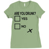 are you drunk check Ladies Fitted T-Shirt