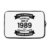 Premium Vintage  1989 Laptop sleeve