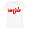 resident dj Ladies Fitted T-Shirt