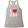 i love jesus Racerback Tank