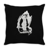 rage panda Throw Pillow
