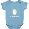 is it Unicorn Baby Bodysuit