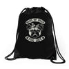 sons of pugs Drawstring Bags