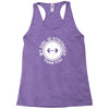 my girl is stronger than you Racerback Tank